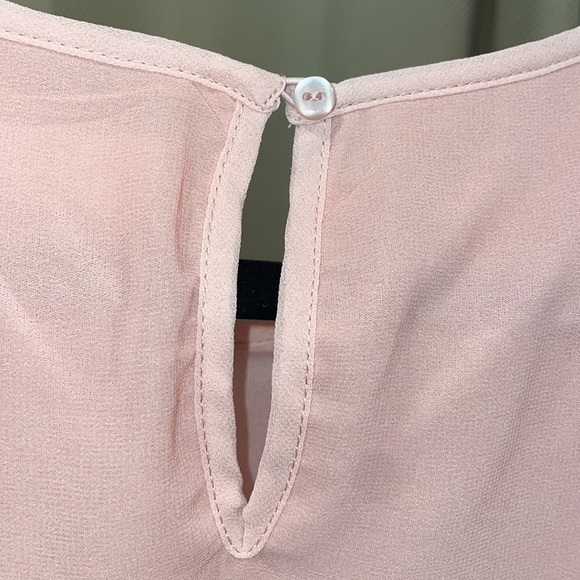 Dress size 12/14 youth new pink blues chiffon style dress - Picture 8 of 13